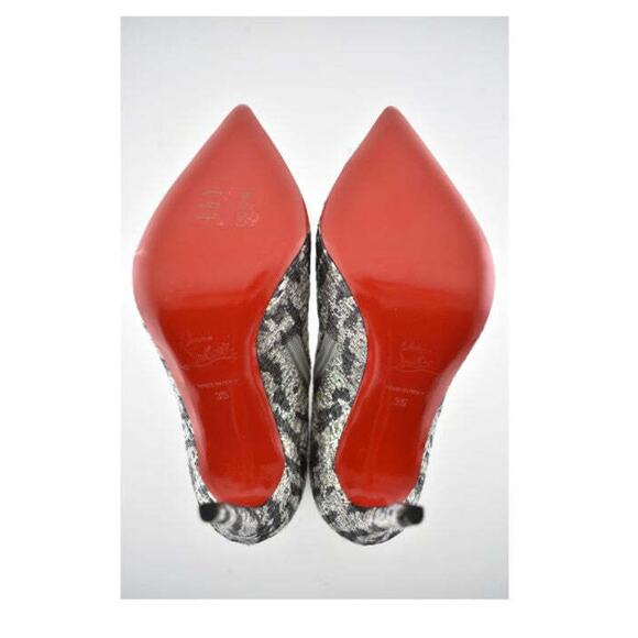 Christian Louboutin So Kate Booty 100 Black Gold Lurex Gigi Ankle Heel Boot 35 - Picture 8 of 8